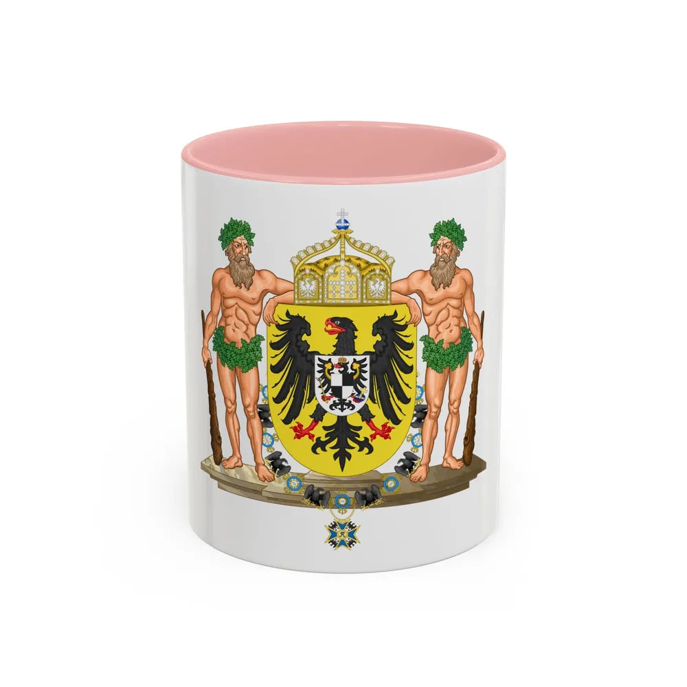 Middle imperial coat of arms of Germany - Accent Coffee Mug 11oz Pink - Go Mug Yourself