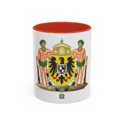 Middle imperial coat of arms of Germany - Accent Coffee Mug 11oz Red - Go Mug Yourself