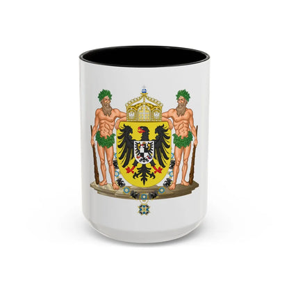 Middle imperial coat of arms of Germany - Accent Coffee Mug 15oz Black - Go Mug Yourself