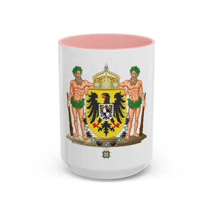 Middle imperial coat of arms of Germany - Accent Coffee Mug 15oz Pink - Go Mug Yourself