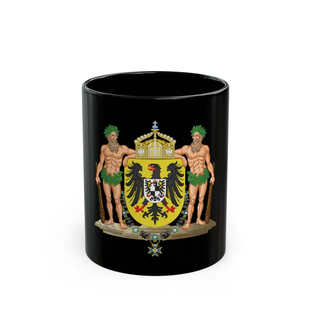 Middle imperial coat of arms of Germany - Black Coffee Mug-11oz-Go Mug Yourself