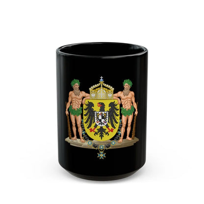 Middle imperial coat of arms of Germany - Black Coffee Mug-15oz-Go Mug Yourself