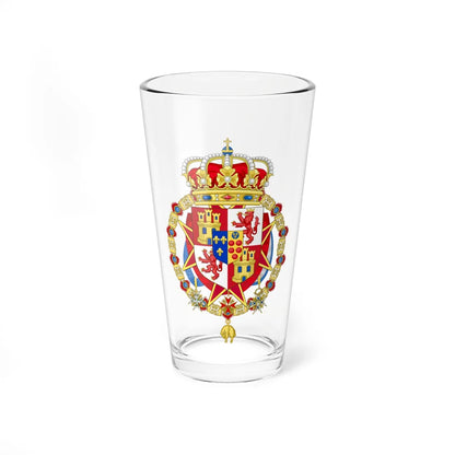 Middle Royal Coat of Arms of Etruria (Italy) (Coat of Arms) Pint Glass 16oz 16oz - Go Mug Yourself