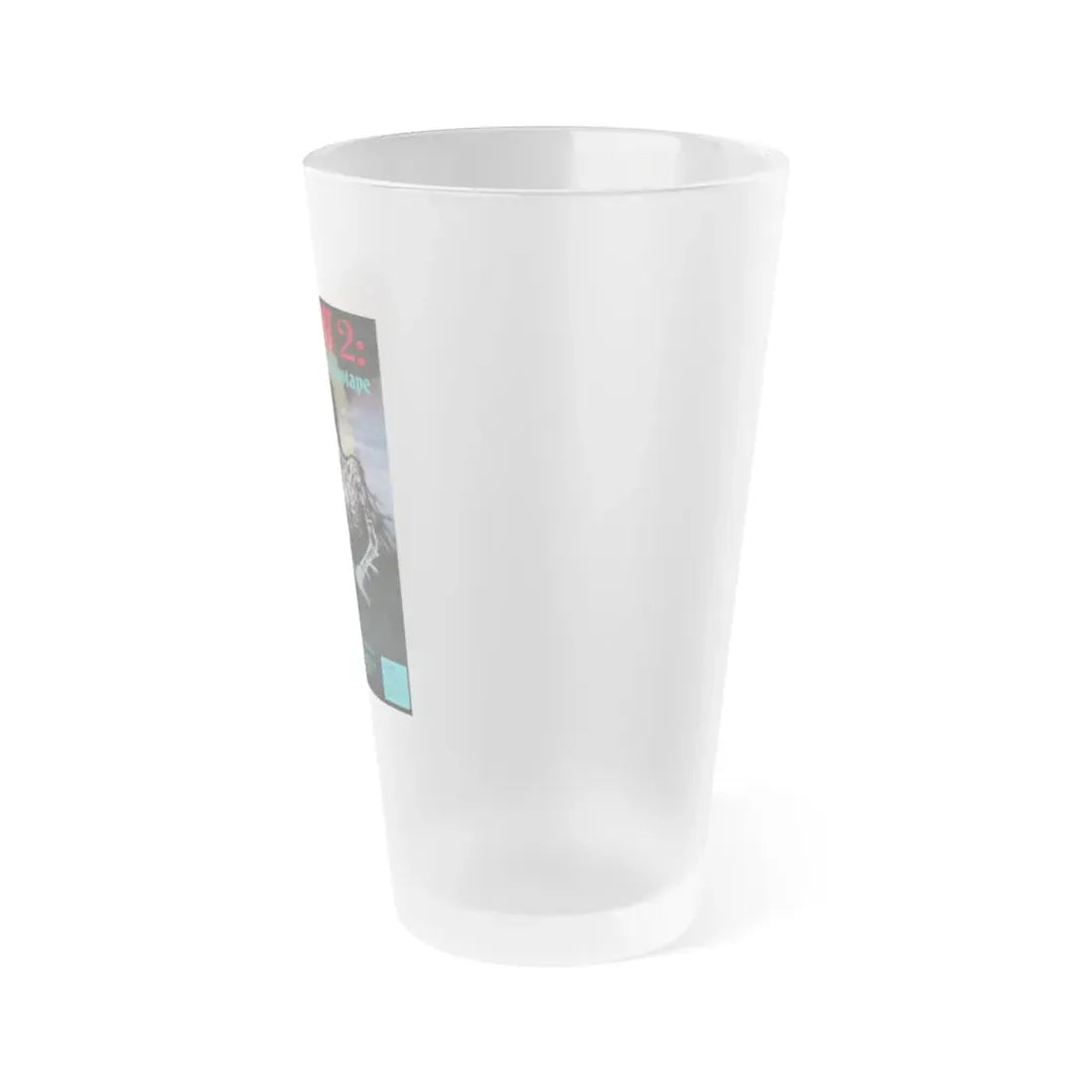 MIDNGHT 2 SEX, DEATH AND VIDEOTAPE 1993 Movie Poster - Frosted Pint Glass 16oz - Go Mug Yourself