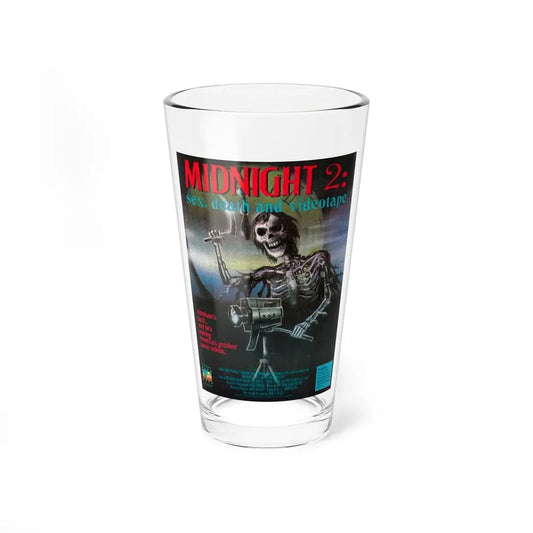 MIDNGHT 2 SEX, DEATH AND VIDEOTAPE 1993 Movie Poster - Pint Glass 16oz 16oz - Go Mug Yourself