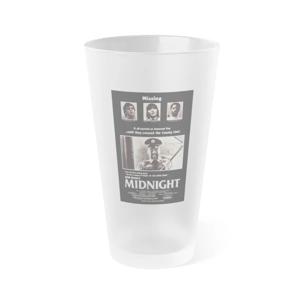 MIDNIGHT 1982 Movie Poster - Frosted Pint Glass 16oz-Go Mug Yourself