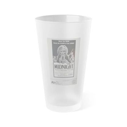 MIDNIGHT (3) 1982 Movie Poster - Frosted Pint Glass 16oz-Go Mug Yourself