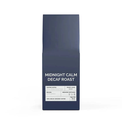 Midnight Calm Decaf Roast Ground 12oz - Go Mug Yourself