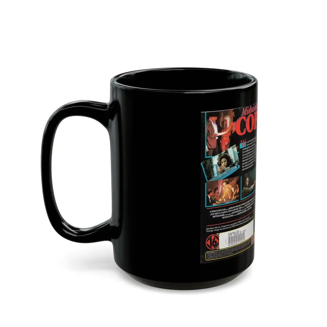 MIDNIGHT COP (VHS COVER) - Black Coffee Mug - Go Mug Yourself