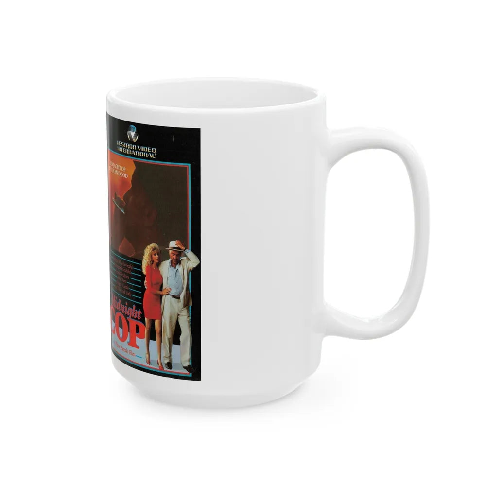 MIDNIGHT COP (VHS COVER) - White Coffee Mug-Go Mug Yourself