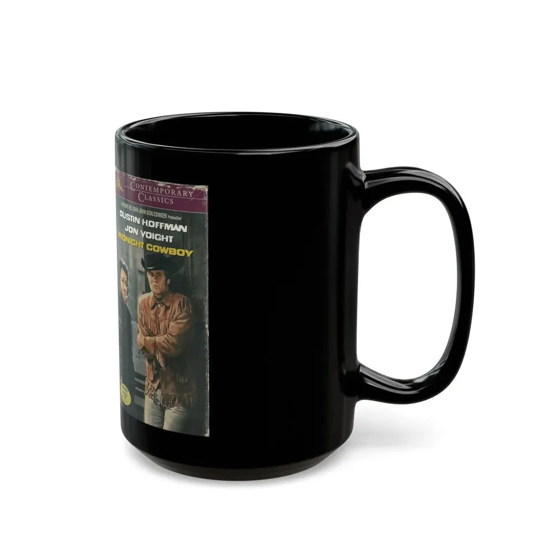 MIDNIGHT COWBOY (VHS COVER) - Black Coffee Mug - Go Mug Yourself
