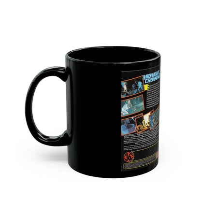 MIDNIGHT CROSSING (VHS COVER) - Black Coffee Mug-Go Mug Yourself