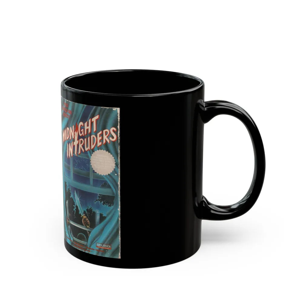 MIDNIGHT INTRUDERS (VHS COVER) - Black Coffee Mug-Go Mug Yourself