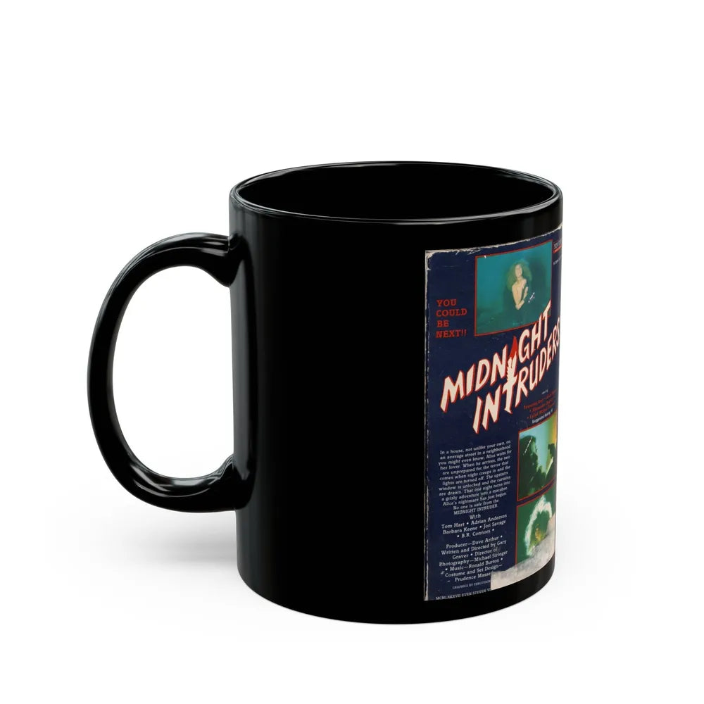 MIDNIGHT INTRUDERS (VHS COVER) - Black Coffee Mug-Go Mug Yourself