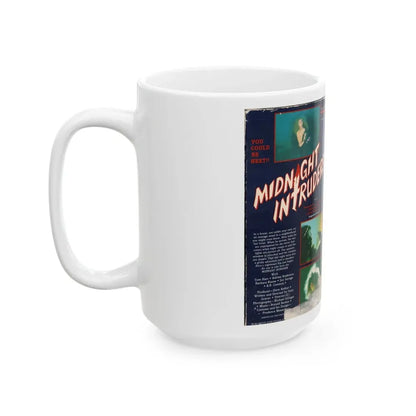 MIDNIGHT INTRUDERS (VHS COVER) - White Coffee Mug - Go Mug Yourself