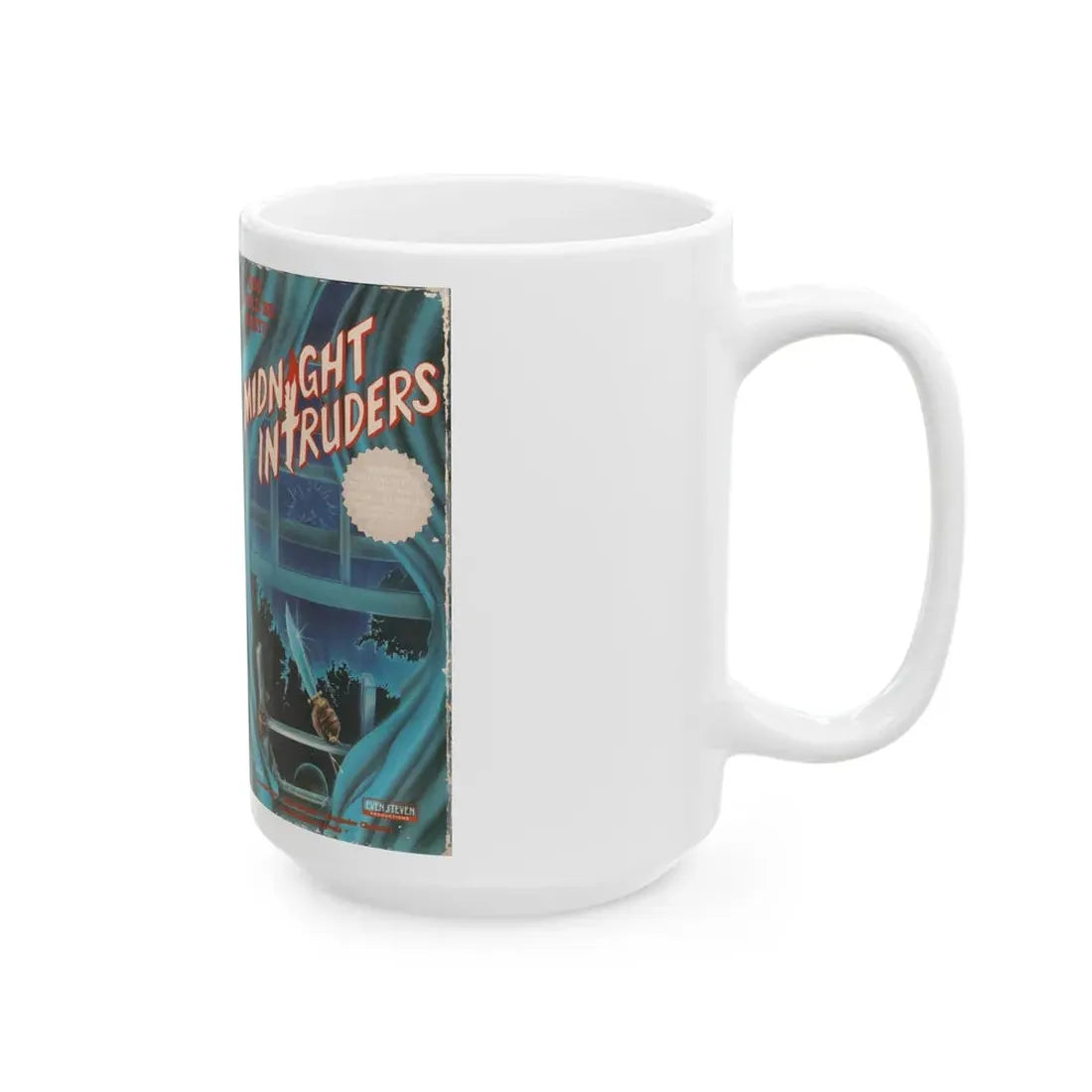 MIDNIGHT INTRUDERS (VHS COVER) - White Coffee Mug - Go Mug Yourself