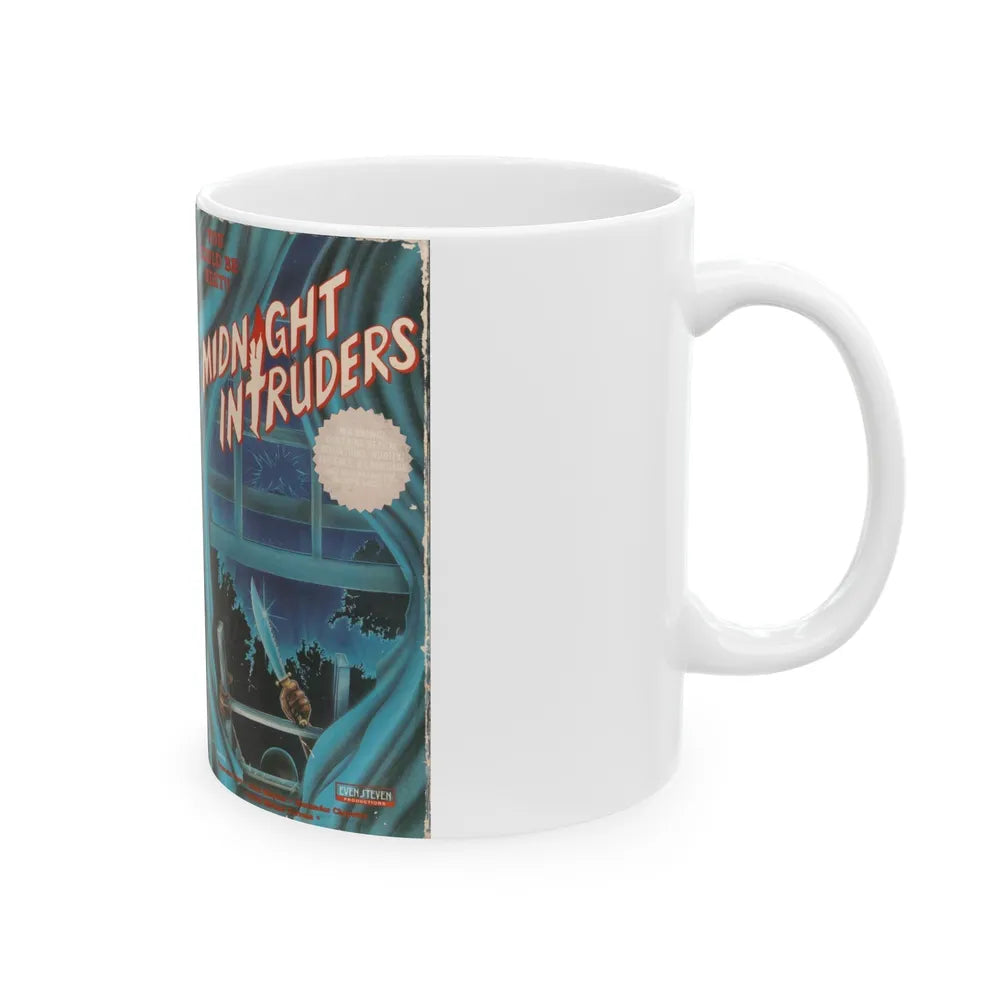 MIDNIGHT INTRUDERS (VHS COVER) - White Coffee Mug-Go Mug Yourself