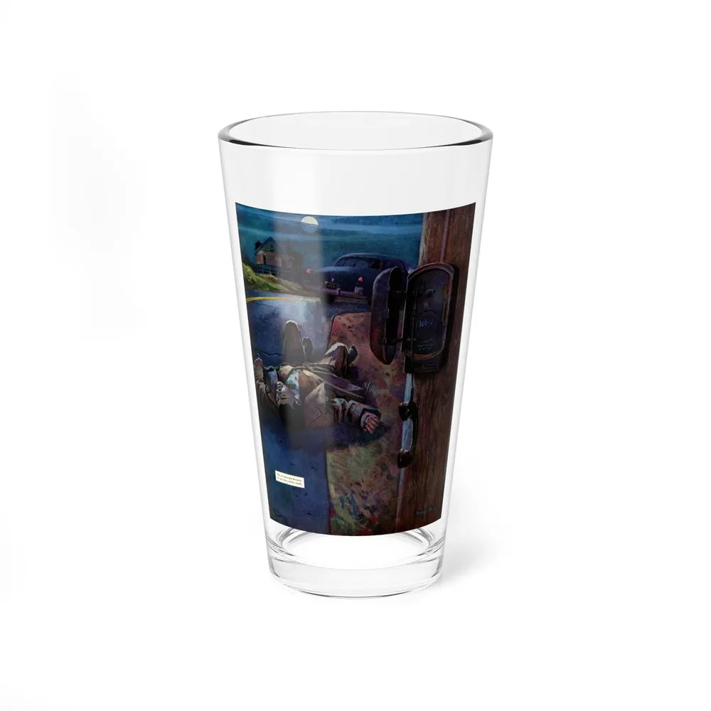 Midnight Kill, 1956 (Magazine Illustration) Pint Glass 16oz-16oz-Go Mug Yourself