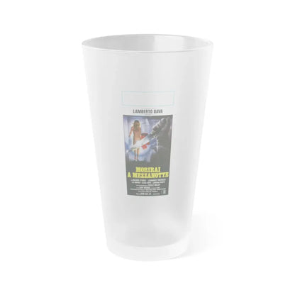 MIDNIGHT KILLER 1986 Movie Poster - Frosted Pint Glass 16oz Default Title - Go Mug Yourself
