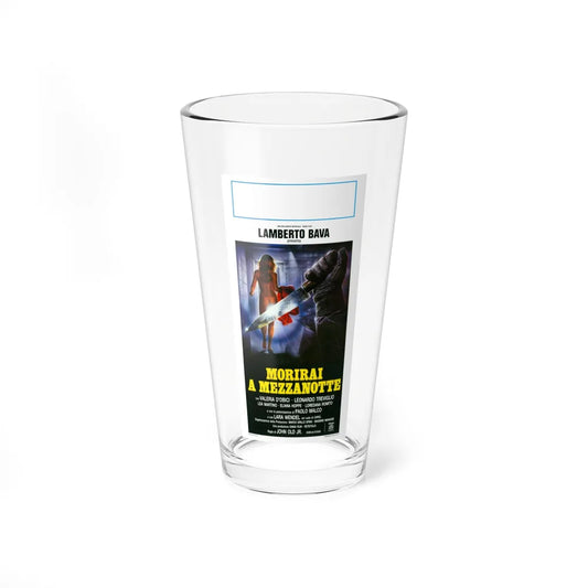 MIDNIGHT KILLER 1986 Movie Poster - Pint Glass 16oz-16oz-Go Mug Yourself