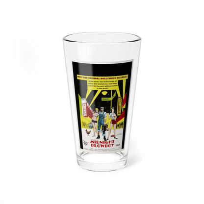 MIDNIGHT PLOWBOY 1971 Movie Poster - Pint Glass 16oz-16oz-Go Mug Yourself