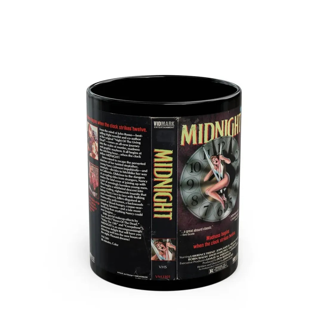 MIDNIGHT (VHS COVER) - Black Coffee Mug 11oz - Go Mug Yourself