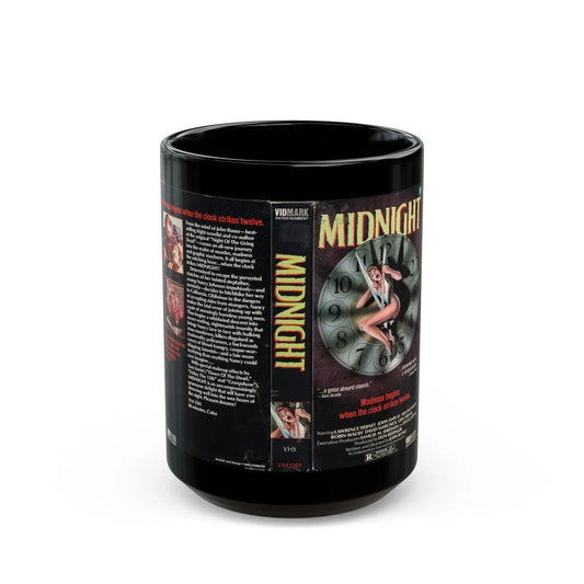 MIDNIGHT (VHS COVER) - Black Coffee Mug-15oz-Go Mug Yourself