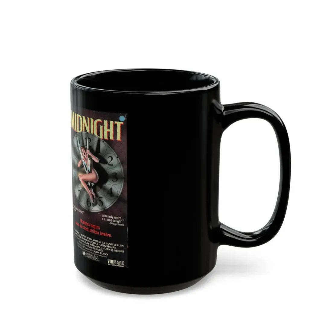MIDNIGHT (VHS COVER) - Black Coffee Mug - Go Mug Yourself