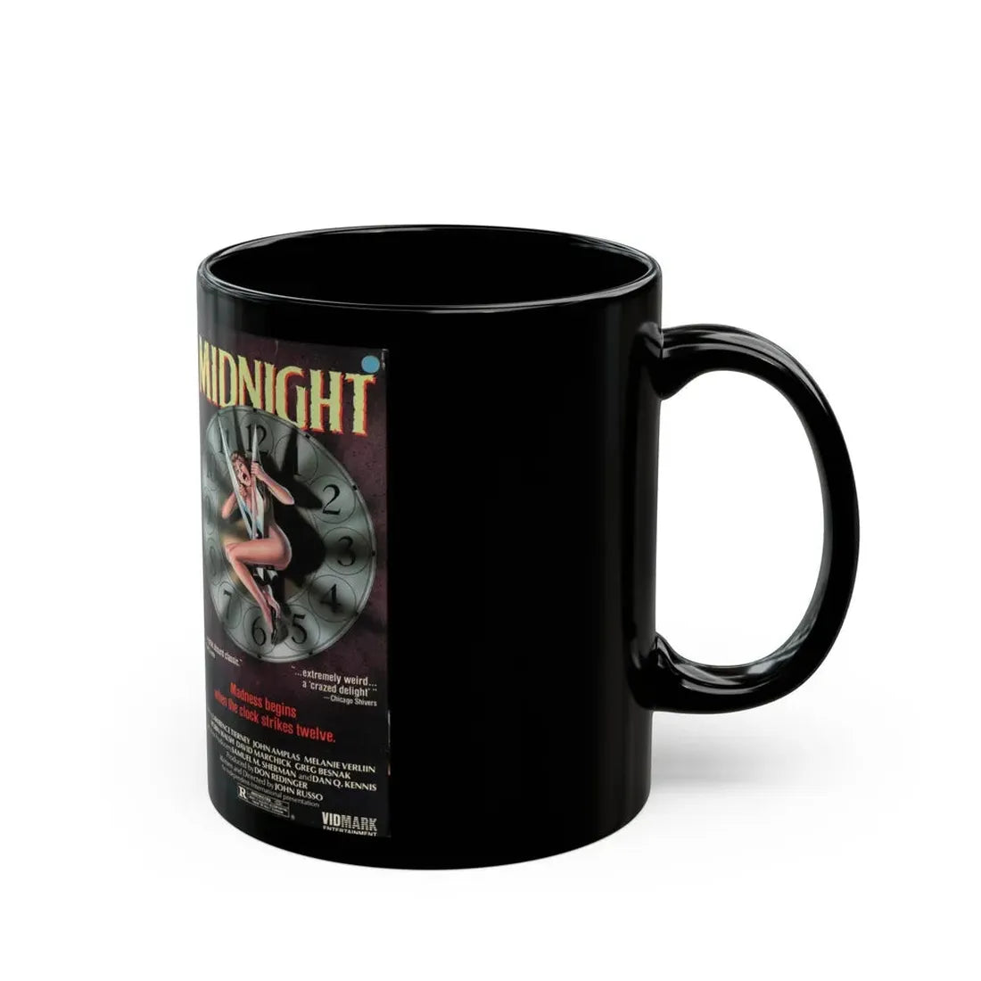 MIDNIGHT (VHS COVER) - Black Coffee Mug - Go Mug Yourself