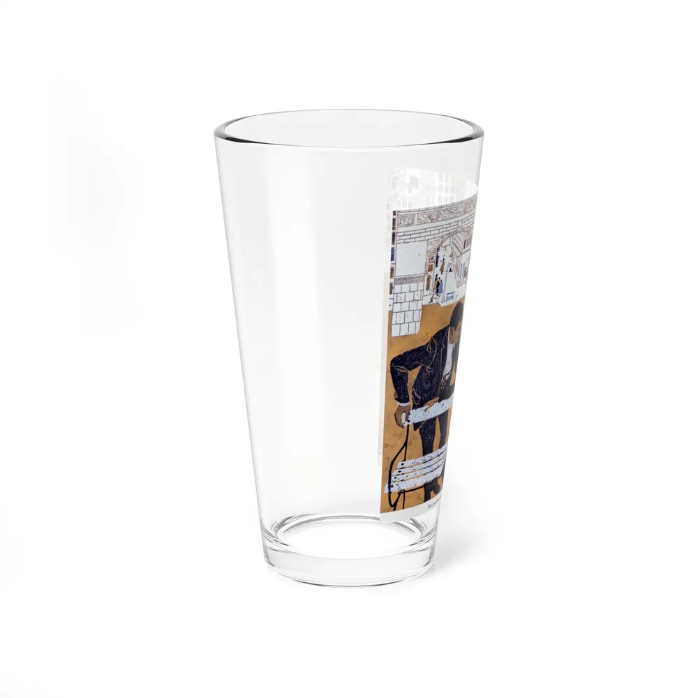 Midtown Manner (2), Cosmopolitan March 1957 (Magazine Illustration) Pint Glass 16oz-Go Mug Yourself