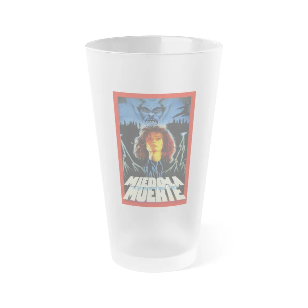 MIEDO A LA MUERTE (SCARED TO DEATH) 1989 Movie Poster - Frosted Pint Glass 16oz-16oz-Frosted-Go Mug Yourself