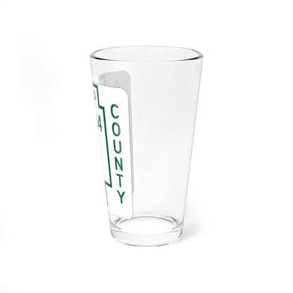 Mifflin Township Route 1704 Ashland County Ohio (Ohio) (Road Sign) Pint Glass 16oz - Go Mug Yourself
