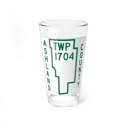 Mifflin Township Route 1704 Ashland County Ohio (Ohio) (Road Sign) Pint Glss 16oz 16oz - Go Mug Yourself