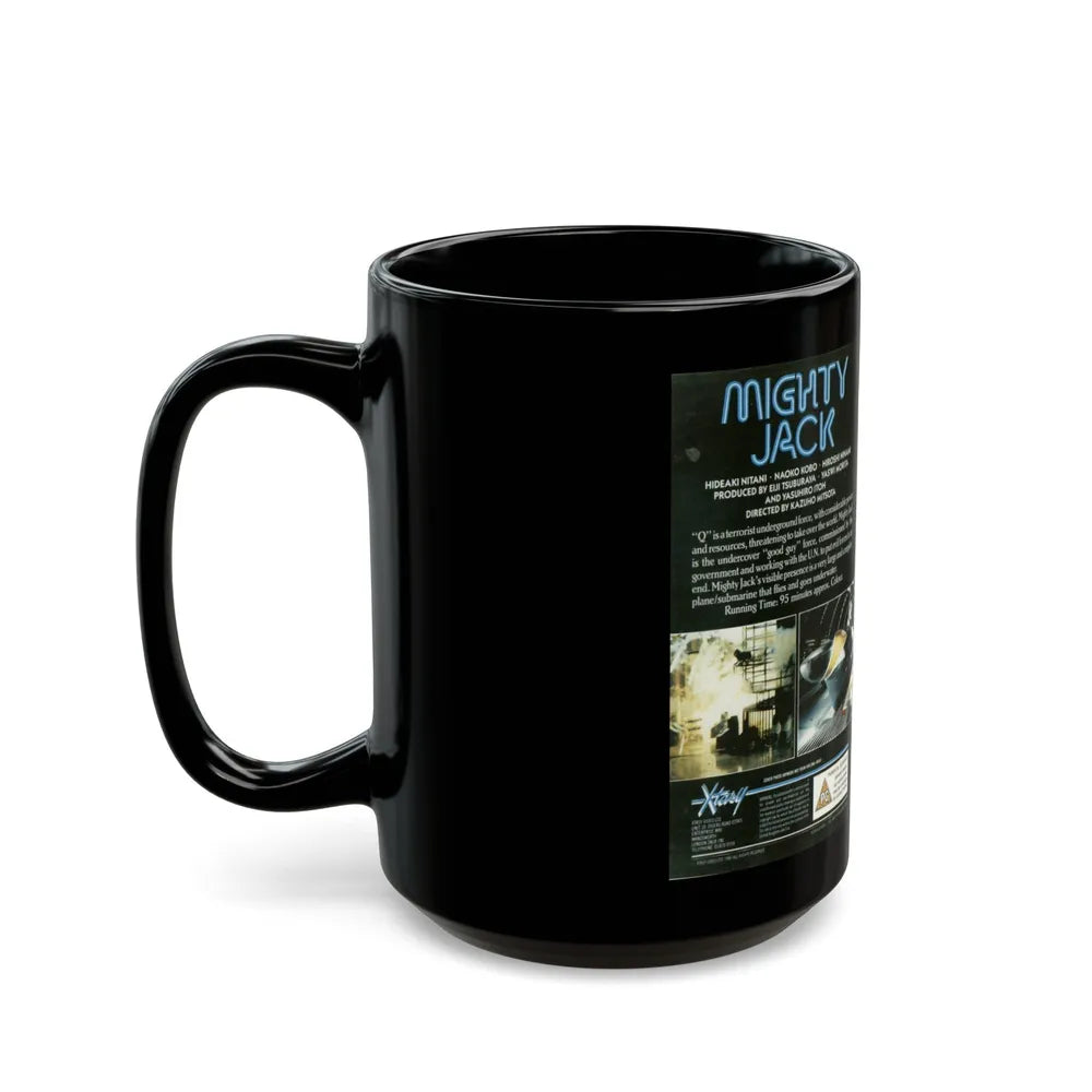 MIGHTY JACK (VHS COVER) - Black Coffee Mug-Go Mug Yourself