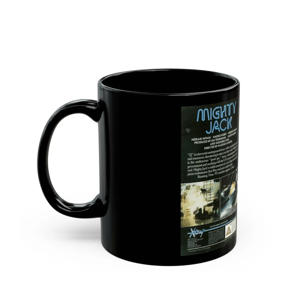 MIGHTY JACK (VHS COVER) - Black Coffee Mug-Go Mug Yourself