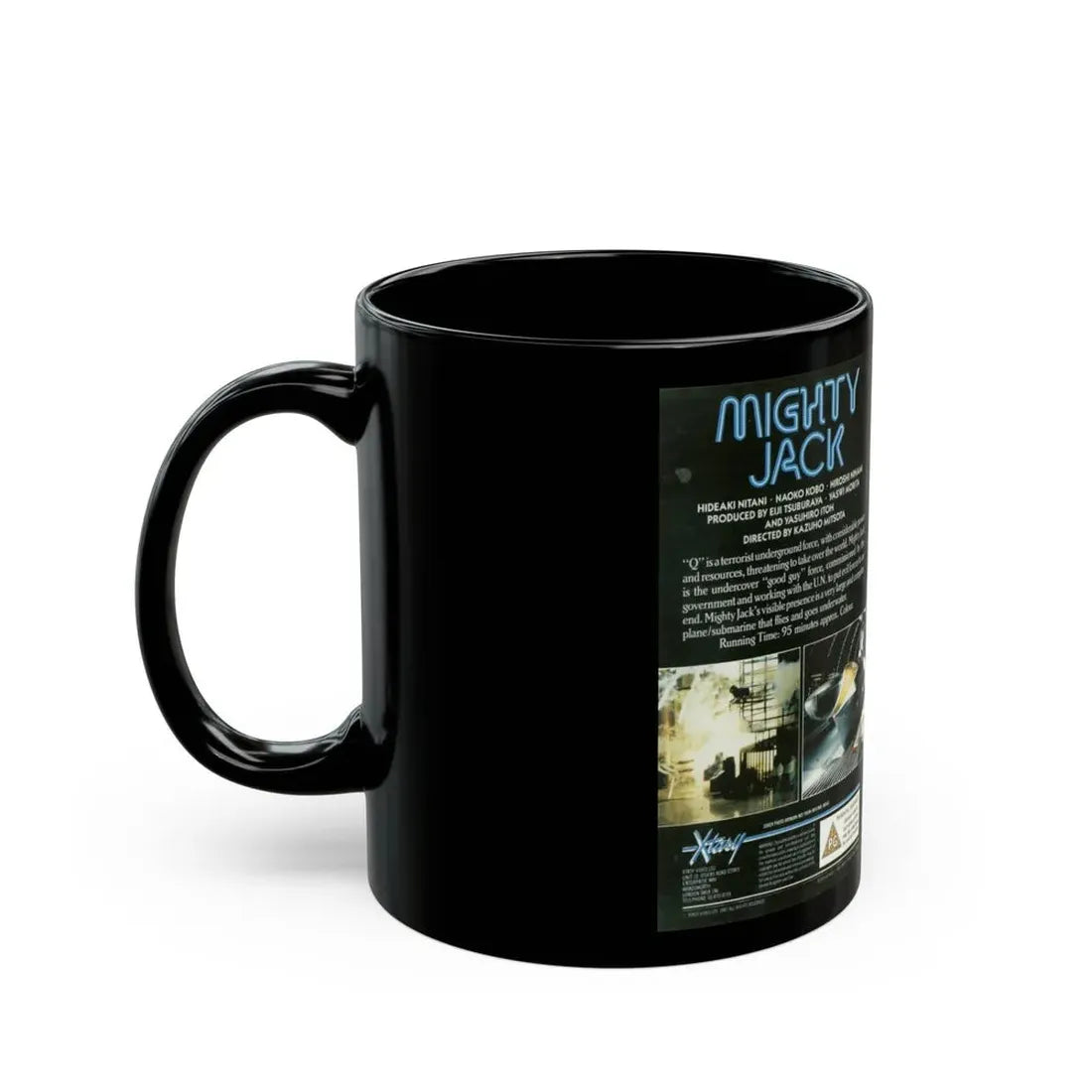 MIGHTY JACK (VHS COVER) - Black Coffee Mug - Go Mug Yourself