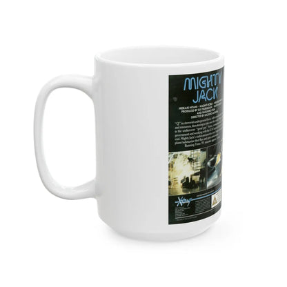 MIGHTY JACK (VHS COVER) - White Coffee Mug-Go Mug Yourself