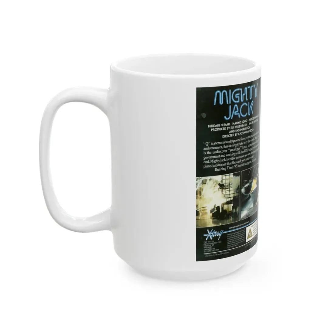 MIGHTY JACK (VHS COVER) - White Coffee Mug - Go Mug Yourself