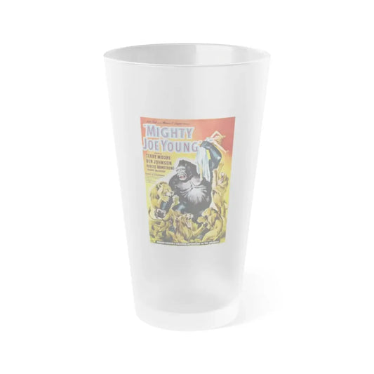 MIGHTY JOE YOUNG 1949 Movie Poster - Frosted Pint Glass 16oz 16oz Frosted - Go Mug Yourself