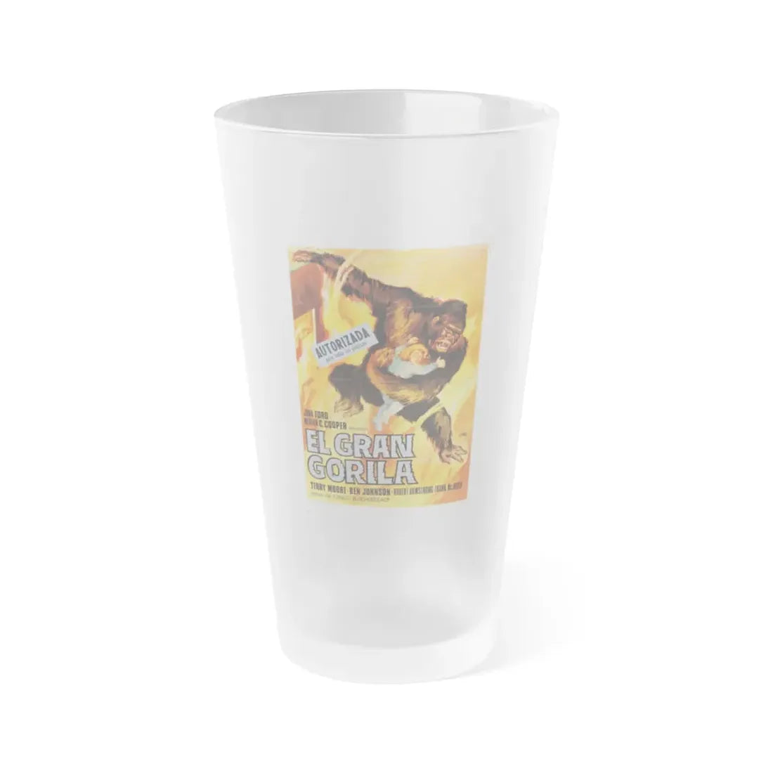 MIGHTY JOE YOUNG (3) 1949 Movie Poster - Frosted Pint Glass 16oz Default Title - Go Mug Yourself