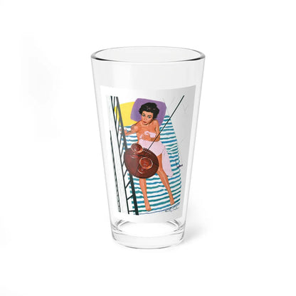 Mike Ludlow illustration, Esquire, 1955 (Magazine Illustration) Pint Glass 16oz-16oz-Go Mug Yourself