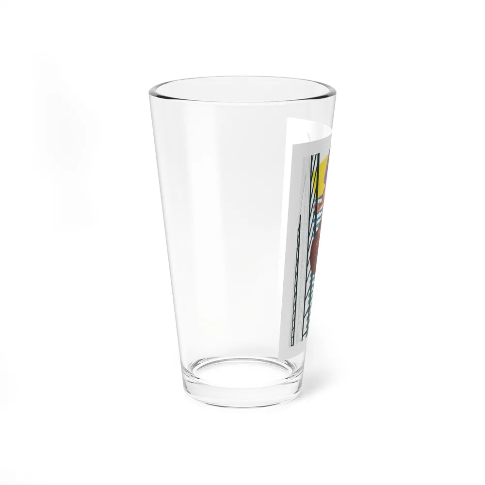 Mike Ludlow illustration, Esquire, 1955 (Magazine Illustration) Pint Glass 16oz-Go Mug Yourself