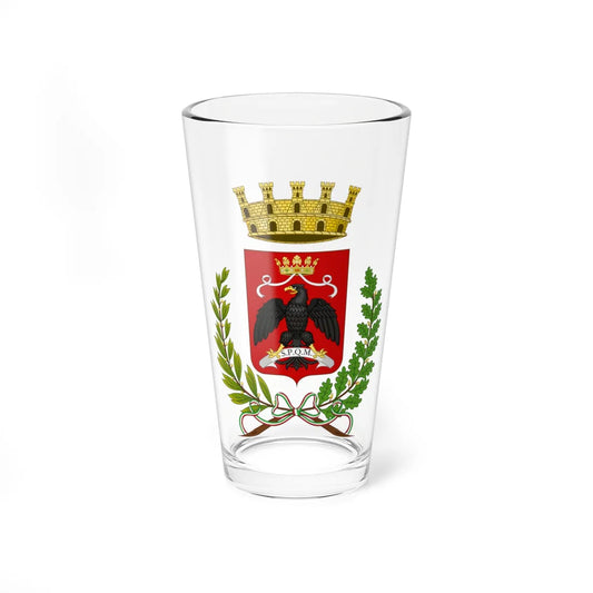 Milazzo-Stemma (Italy) (Coat of Arms) Pint Glass 16oz 16oz - Go Mug Yourself
