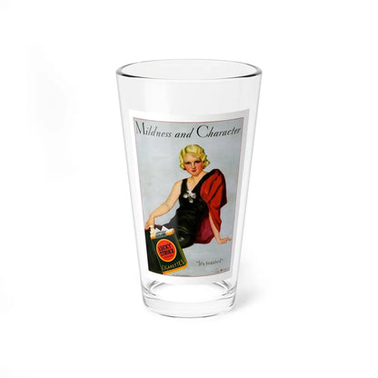 Mildness and Character, Liberty magazine, February 25, 1933 (Magazine Illustration) Pint Glass 16oz-16oz-Go Mug Yourself