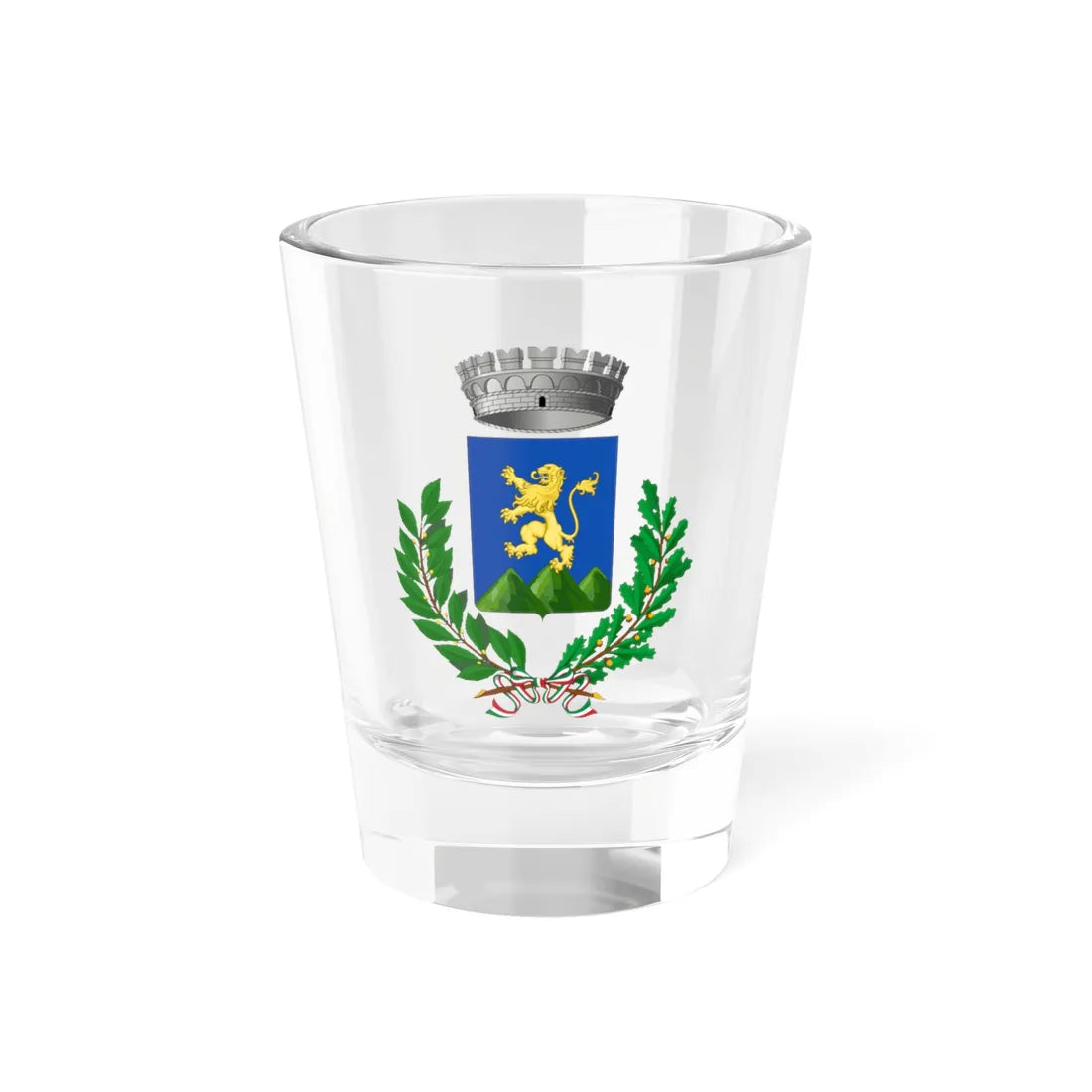 Milena-Stemma (Italy) (Coat of Arms) Shot Glass 1.5oz 1.5oz - Go Mug Yourself