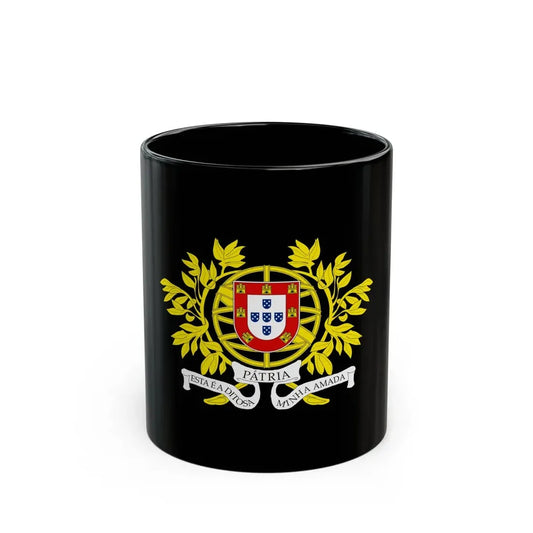 Military coat of arms of Portugal - Black Coffee Mug 11oz - Go Mug Yourself