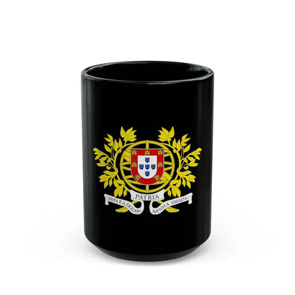 Military coat of arms of Portugal - Black Coffee Mug 15oz - Go Mug Yourself