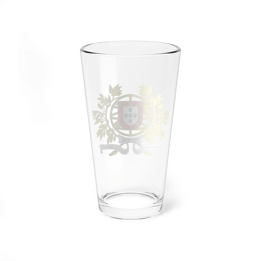 Military coat of arms of Portugal - Pint Glass 16oz-Go Mug Yourself