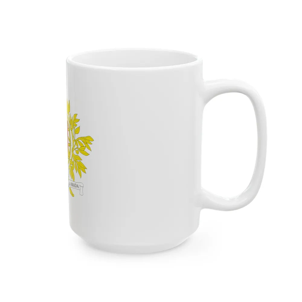 Military coat of arms of Portugal - White Coffee Mug-Go Mug Yourself