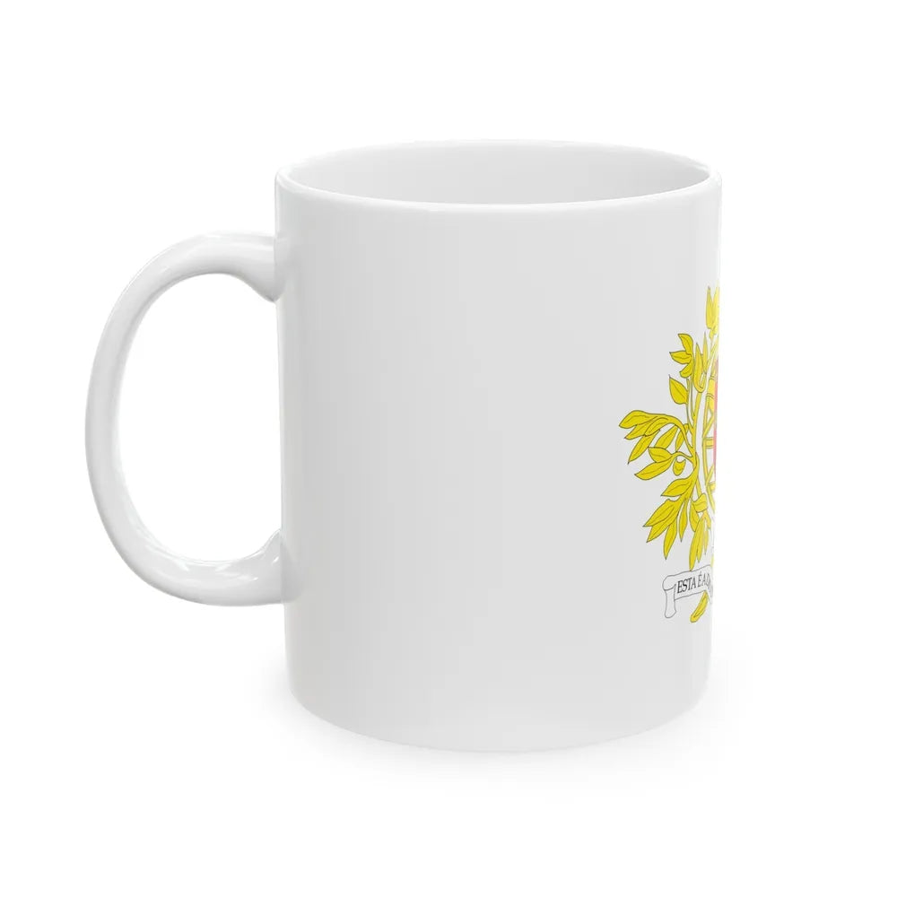 Military coat of arms of Portugal - White Coffee Mug-Go Mug Yourself